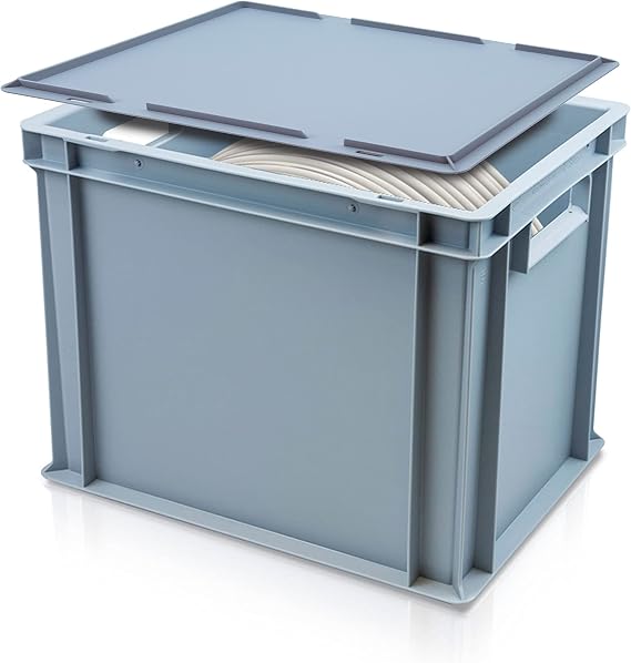Catering Plate Storage Box | 10" Plate Storage Box with Lid | Approx. Capacity: 20 To 30 Plates | Lid Included (Plate Size: 251-280mm)