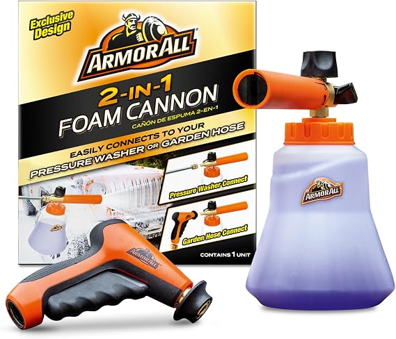 Armor All 2-in-1 Foam Cannon Kit for Garden Hoses and Power Washers
