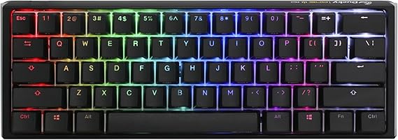 Ducky One 3 Mini Classic Hotswap 60% RGB Mechanical Keyboard Cherry MX Brown