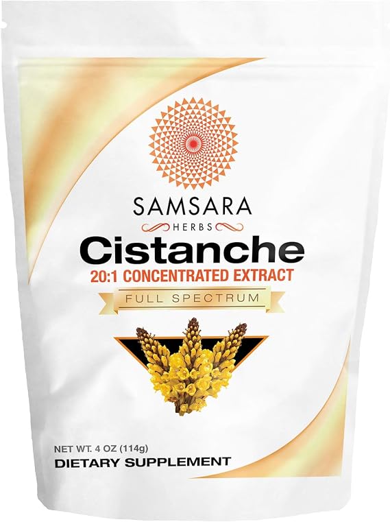 Samsara Herbs Cistanche - 20:1 Concentrated Extract Powder (4oz/114g)