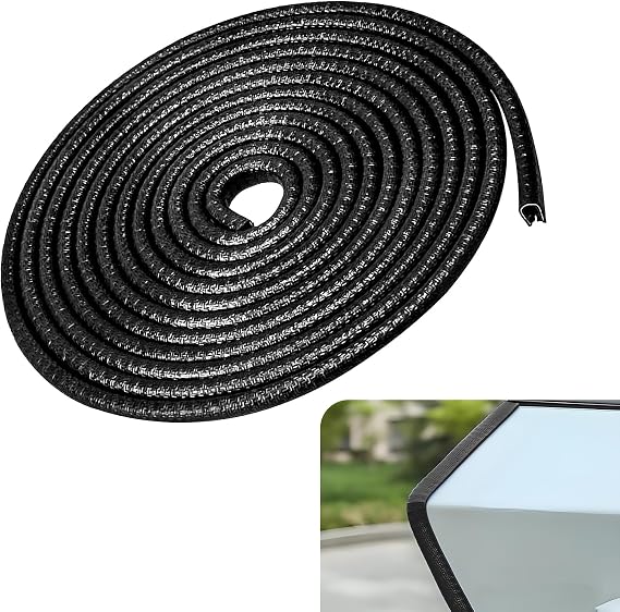 33Ft (10M) Car Door Edge Guards, No Glue PVC Auto Door Edge Protector Strip, Anti-Collision Car Door Entry Guard Edge Trim, Universal Exterior Car Accessories for SUV Truck