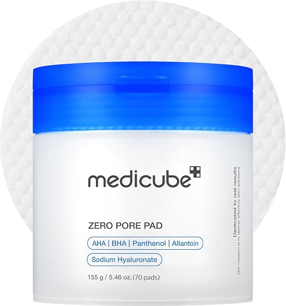 medicube Toner Pads Zero Pore Pad 2.0 for Exfoliation and Pore Care
