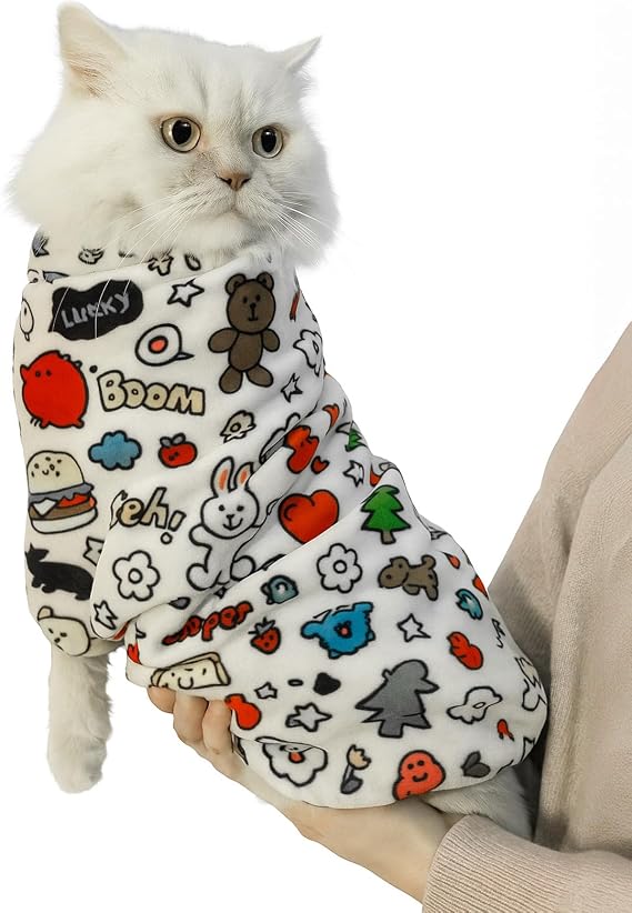 Cat Nail Trimming Grooming Wrap Blanket Anti-Scratch Vet Bag (XX-Large)