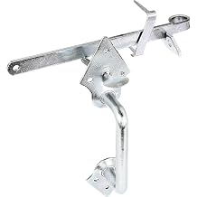 Gah-Alberts 310332 Door Bolt Set Raw Steel Length 250 mm / Yellow-Galvanized