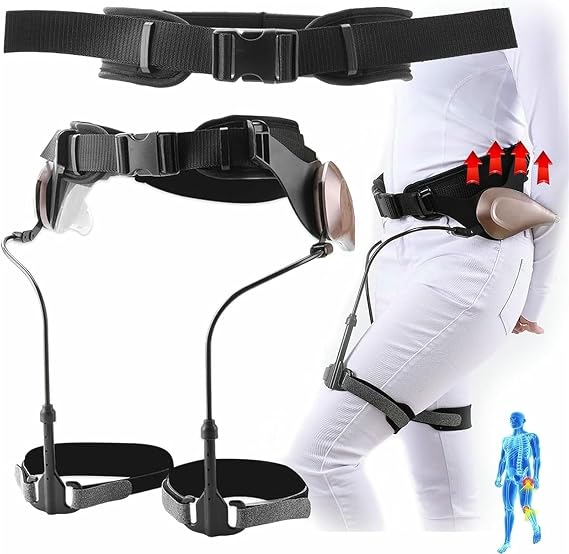 Exoskeleton Booster Equipment, Body Power Walking Aids, No Charging Needed, for Elderly Ergonomic Power Walking Aid Leg Lift and Climbing Support.