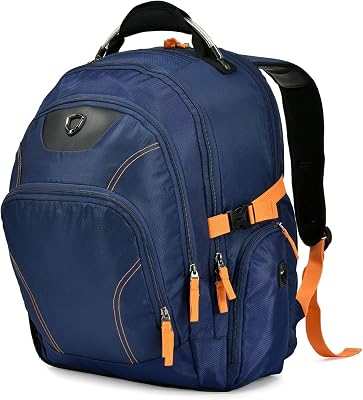 Travelers Choice Hollins Trek 19-inch Luggage Backpack, Navy