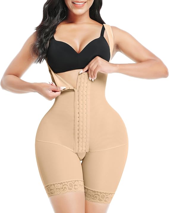 FeelinGirl Shapewear for Women Tummy Control Stage 2 Post Surgery Compression Garment Full Body Shaper Butt Lifter