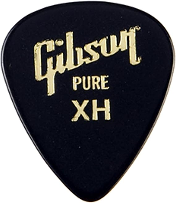 Gibson Standard Pick Pack 72 pcs Extra Heavy, Black