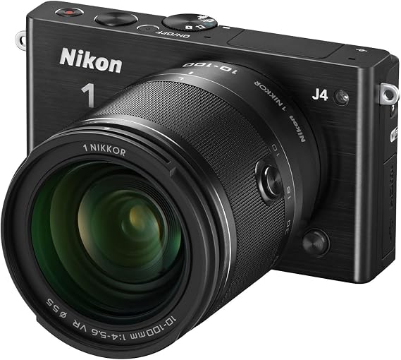 Nikon 1 J4 Digital Camera with 1 NIKKOR 10-100mm f/4.0-5.6 VR Lens (Black)