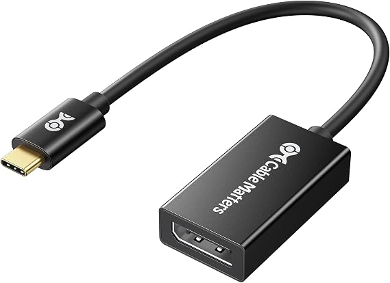 Cable Matters 32.4Gbps Unidirectional USB C to DisplayPort 1.4 Adapter