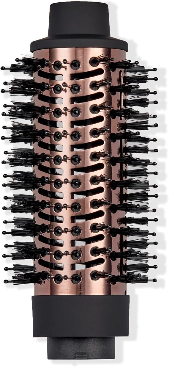 L'ANGE HAIR Multi-Volume Dryer Brush Attachment | Titanium Blow Dryer Brush Barrel for Volumizing & Styling | Tool Sold Separately | Attachment - Black - Round 43mm