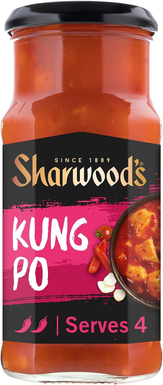 Sharwood's Kung Po Sauce, Sweet & Sticky Stir-Fry, 425 g Jar (1-Pack)