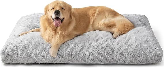 EHEYCIGA Washable XL Dog Beds Large Sized Dog, 41x27 Inch Pet Bed, Grey