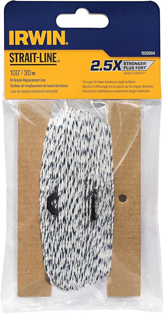 Irwin Tools Strait-Line 1932894 IRWIN Hi-Tensile Replacement Line, 100'
