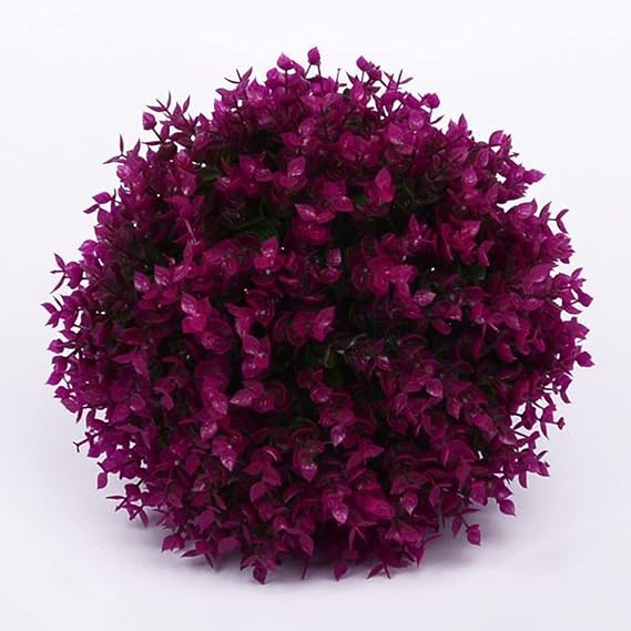 Artificial Boxwood Ball 18inch, Topiary Ball Artificial Outdoor Boxwood Decorative Balls, Artificial Green Grass Ball for Backyard, Balcony, Garden, Wedding Party, Home Office