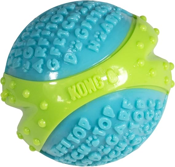 KONG CoreStrength Ball - Dog Dental Chew Toy - Durable, Multi-Layered Dog Toy for Enrichment Play & Dental Care - with Textured Body for Teeth Cleaning - for Large Dogs
