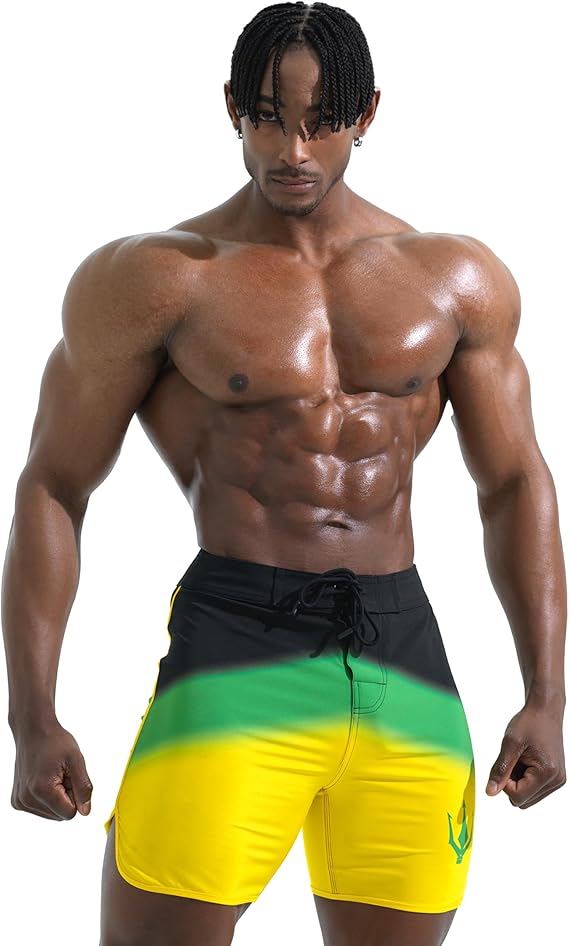 FIED IFBB 15inch Mensphysique Board-Shorts Posing Trunks Competition
