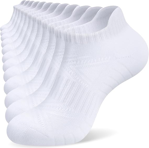 SockWaddles Trainer Socks for Men & Women, 6 Pairs, Cushioned running