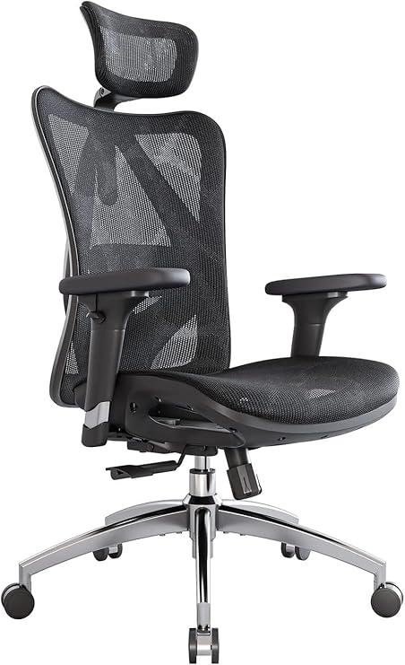 SIHOO M57 Ergonomic Office Chair, Mesh Back Desk Chair with 3D Armrests