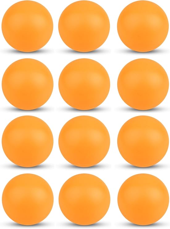 Recreational-Quality (1-Star, 40mm) Ping Pong Balls (Orange, 12-Pack)