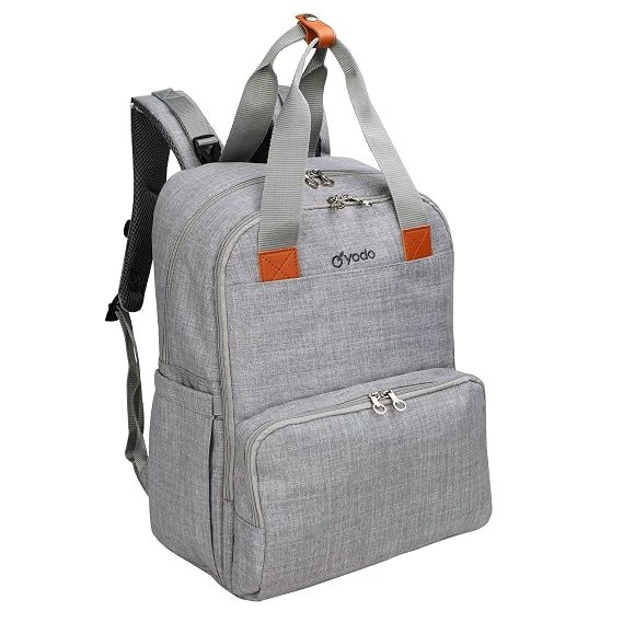 yodo Diaper Bag Backpack Baby Nappy Changing Bag with Stroller Strap, Changing Pad for Dad and Mom Baby Care Travel and Daily Out Walking