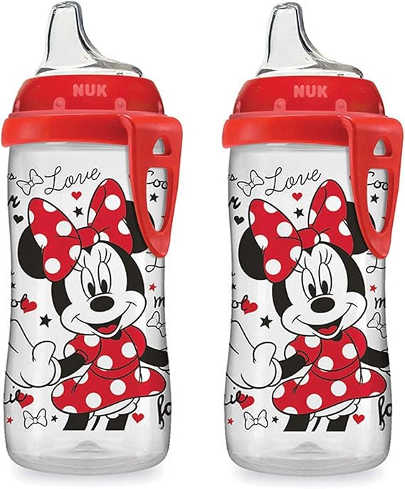 NUK Disney Minnie Mouse Active Cup, 10-Ounce (2 Pack)
