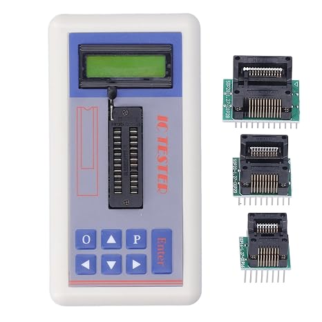 TSH - 06F IC Tester | 5V 3.3V AUTO Modes for Microelectronics Engineers | Transistor Meter with 1300 + Chip Data Profiles | Logic Device/Op Amp/Optocoupler Tester (with Terminal)