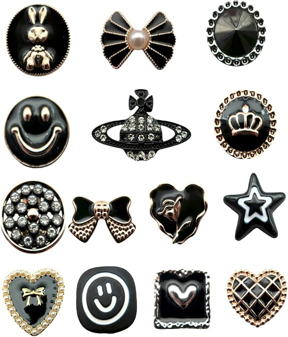 Bling Shoe Charms for Women, Cute Shoe Decoration Charms for Clog Sandals Birthday Party Gift