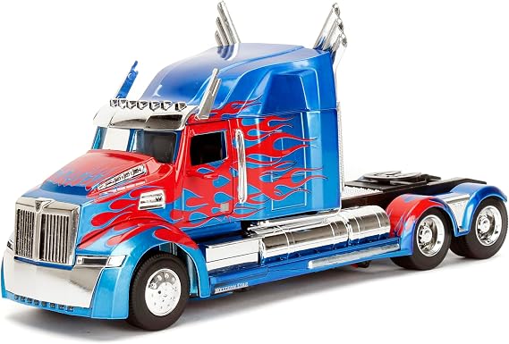 Transformers The Last Knight 2017 Jada Toys Metals 1/24 Scale Diecast Vehicle Optimus Prime TF Overseas Limited Latest Movie