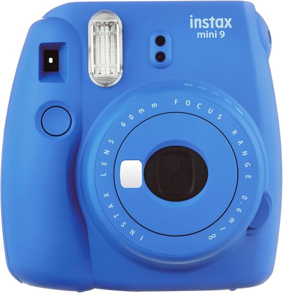 Fujifilm Instax Mini 9 Instant Camera, Cobalt Blue