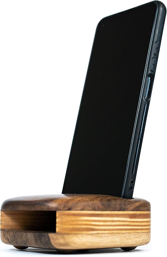 Wooden Phone Stand Passive Amplifier for iPhone