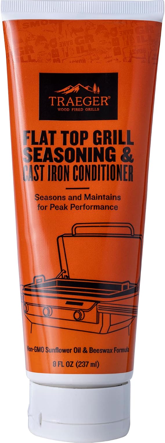 Traeger Grills BAC731 Flat Top Griddle Seasoning & Cast Iron Conditioner Grill Accessory