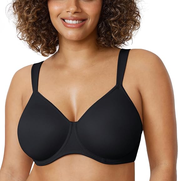 DELIMIRA Women's Unlined Minimiser Bras Seamless