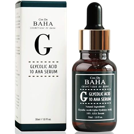 Cos De BAHA AHA Glycolic Acid 10% Serum With Witch Hazel - Whitehead Power Liquid Acne Prone Skin