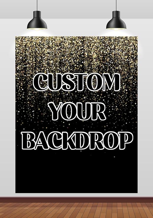 BELECO Fabric 6x9ft Custom Backdrop Personalized Backdrops Customize Backdrop with Picture Customized Background Banner for Party Decorations Gift for Birthday Wedding Graduation Valentine's Day