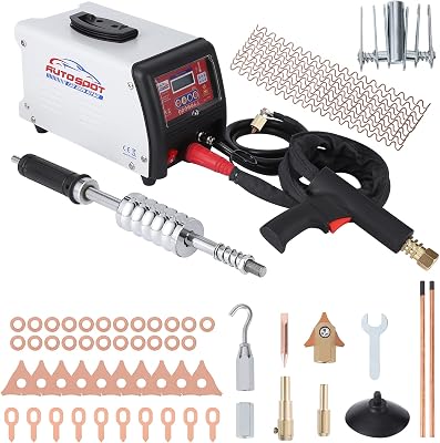 Garvee Spot Welder Dent Puller, 3KW Welder Dent Repair Tool Kit, 9 Models Spot Welding Machine for Car Body Dent Repair