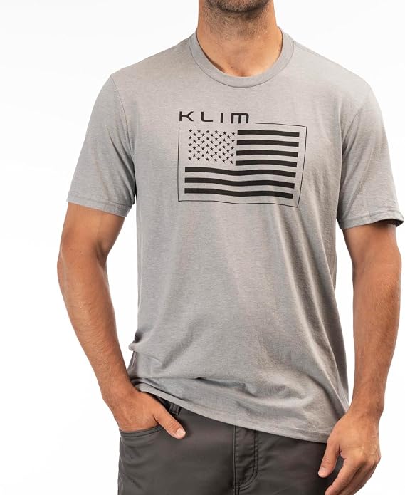KLIM Men's Snowcrest Tri-Blend Short Sleeve Graphic T-Shirt