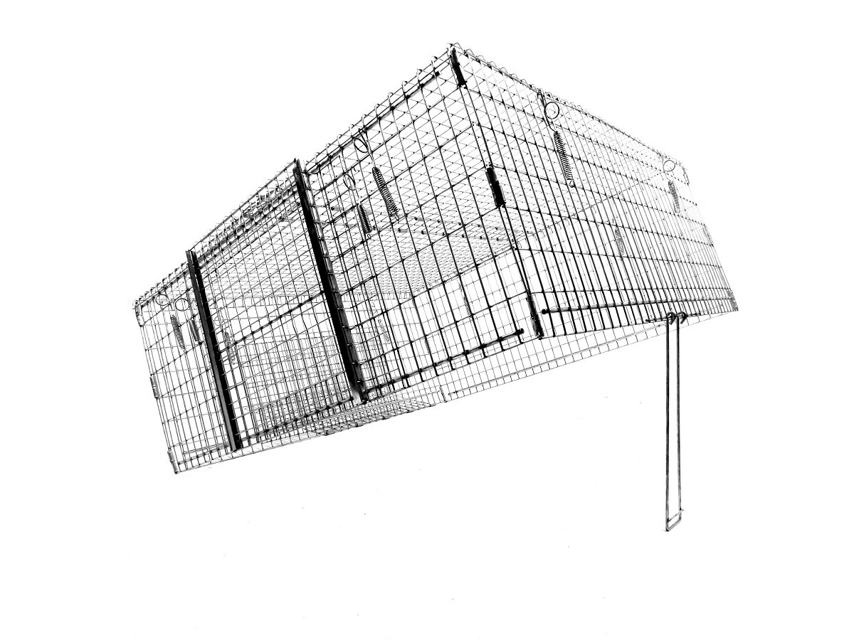 Tomahawk Live Trap - Model DT1 - Tomahawk TNR Series Neighborhood Cats Drop Trap - 36x36x14 Collapsible