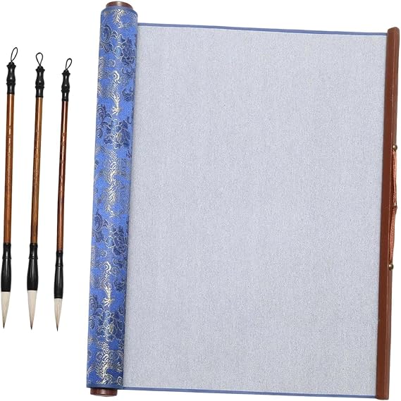 Chinese Calligraphy Set, Traditional Education, Water Writing Cloth, Scroll