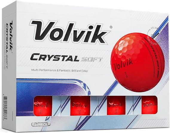 12 Pack Crystal Soft Golf Balls by Volvik