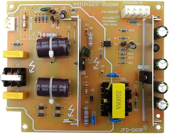 Power Supply Board Motherboard Includes a Built-in Power Supply Board Replacement for PS2 Fat Consoles