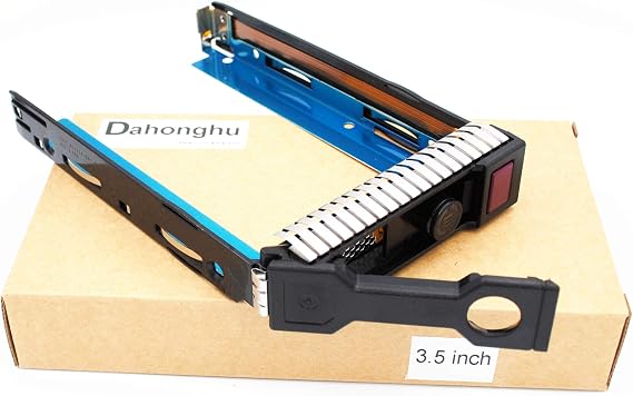 3.5" 651314-001/651320-001 LFF SAS SATA HDD Tray Caddy Replacement for ProLiant MicroServer Gen8 G8 Gen9 G9 Hard Drive Tray DL380P DL360P DL160 with 4 Screws