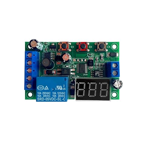 12V 0-10A DC Current Detection Module with Relay Control & Delay Setting for Circuit Protection Measure DC Current Sense DC Current Monitor DC Current