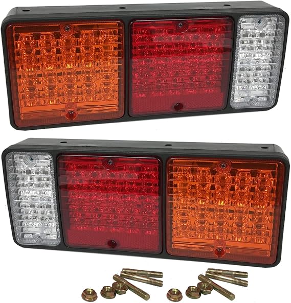 LED Tail Lamp - Amber/Red/Clear L/R