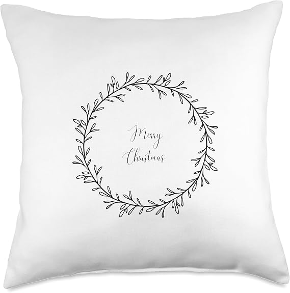 Cushion Christmas Throw Pillow, 18x18, Multicolor