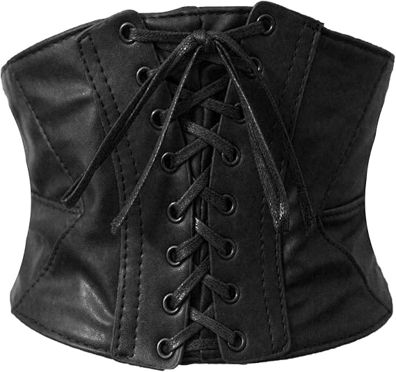 Alivila.Y Fashion Womens Faux Leather Steampunk Sexy Underbust Waist Belt Corset