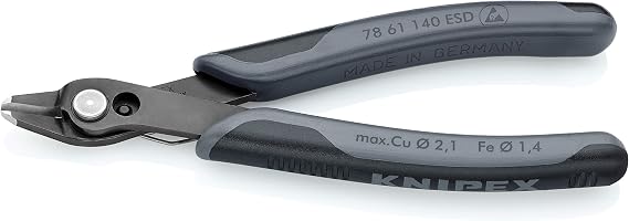 Knipex Tools 78 61 140 ESD Electronics Super Knips, 5.5-Inch