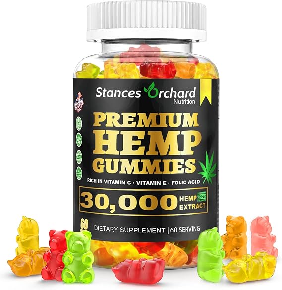 Advanced Dietary Gummies for Adults, Extra Strength Natural Organic Supplement, Vegan, Non-GMO, Low Sugar