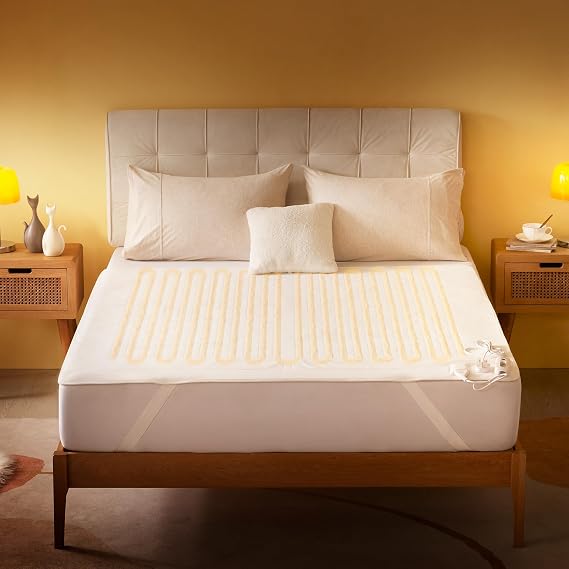 Sonive Electric Blanket Double, 120x135cm with 3 Different Settings