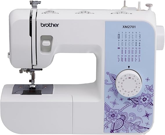 Brother XM2701S (Exclusive Edition) Sewing Machine with 27 Sewing Programmes Free Arm Electric Sewing Machines Jeans Sewing Automatic Threader